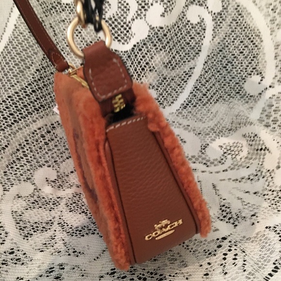 Coach Notila 19 In Shearling With Coach Motif - Picture 8 of 11